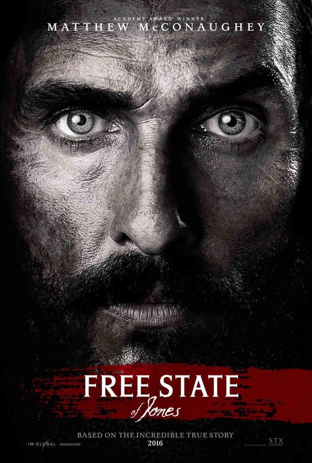 Trailer: Los Hombres Libres de Jones. Con Matthew McConaughey. 