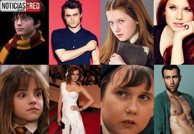 GIF: Personajes de HARRY POTTER Antes y Después. (Lo Mejor el del Final). 