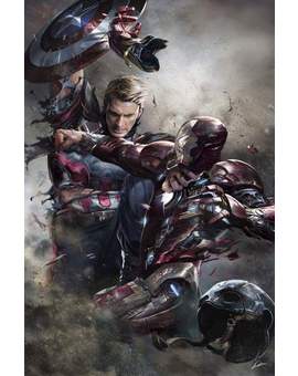 Cartel y Galería: CAPITÁN AMÉRICA (CIVIL WAR) Versión Animé. 