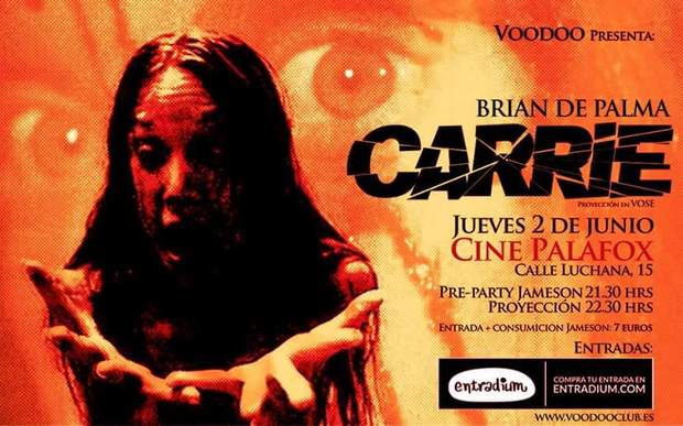 Los Madrileños tenéis una cita hoy con CARRIE en VOODOOMADRID. 