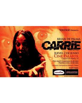 Los Madrileños tenéis una cita hoy con CARRIE en VOODOOMADRID. 