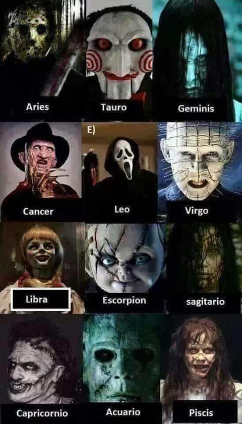 Horóscopo. Qué Asesino Eres? 