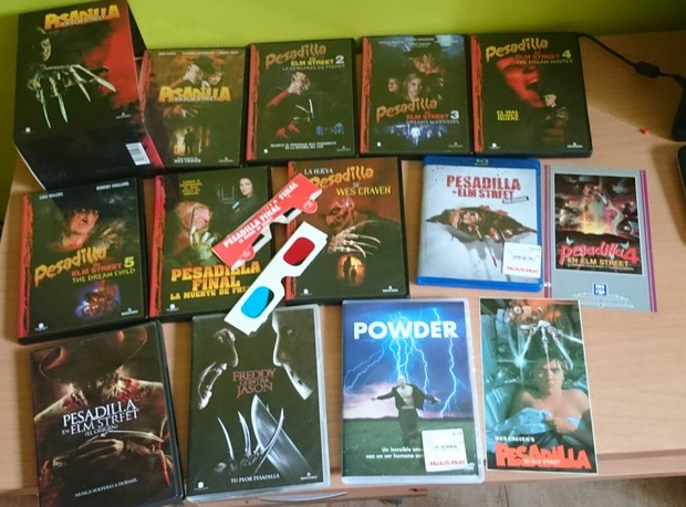 Compra de Hoy (Pack, Pesadilla en elm Street +Powder) Colección Completa de Pesadilla. 