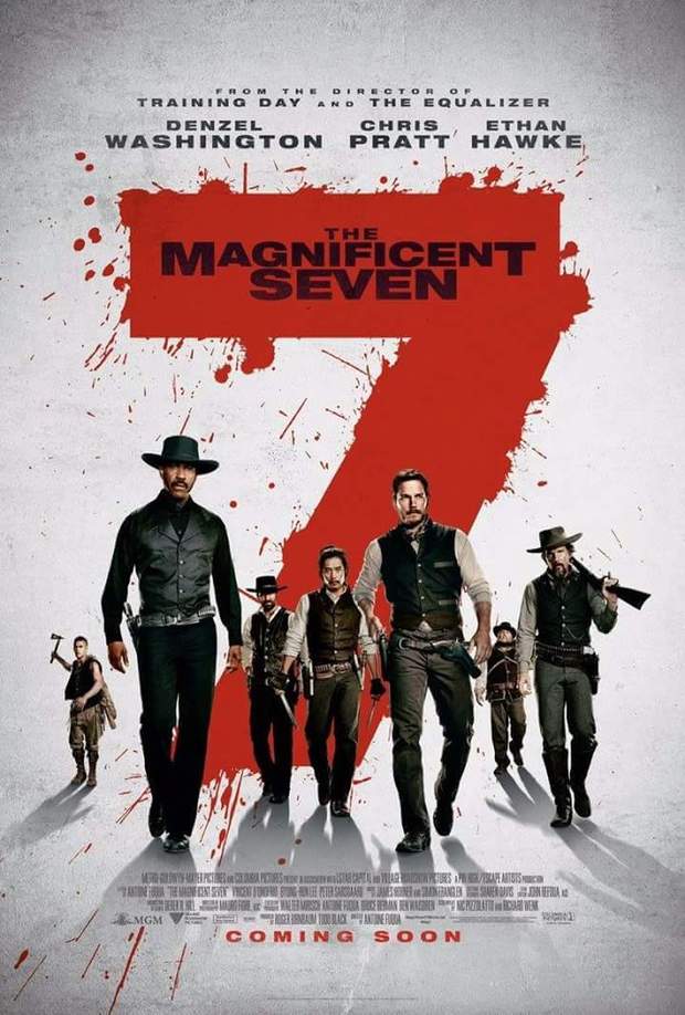 Cartel LOS SIETE MAGNÍFICOS. 