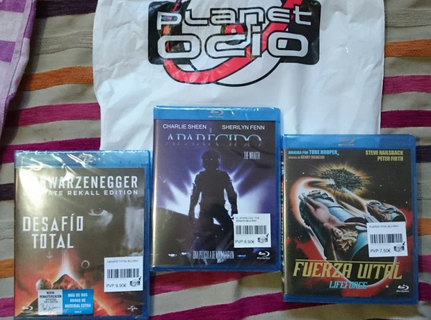 Y por fin...(THE WRAITH, EL APARECIDO). Blu-ray disco Prensado. 