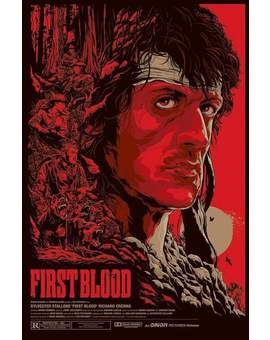 Póster. (FIRST BLOOD, ACORRALADO). 