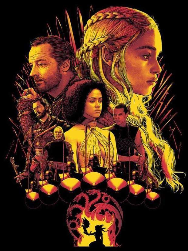 Póster. (JUEGO DE TRONOS). 