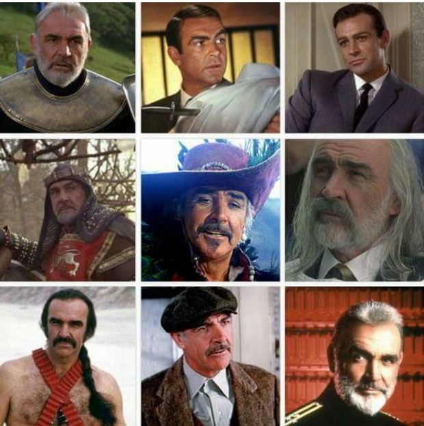 Hoy Cumple 86 Años SEAN CONNERY. Reconoces su Película por un sólo Fotograma?. 