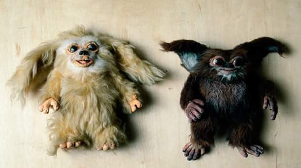 Imagen :(Primeros GREMLINS que se hicieron para la Película pero al final fueron desechados!! Menos mal). 