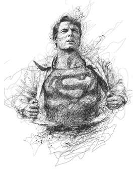 Dibujo de SUPERMAN. 