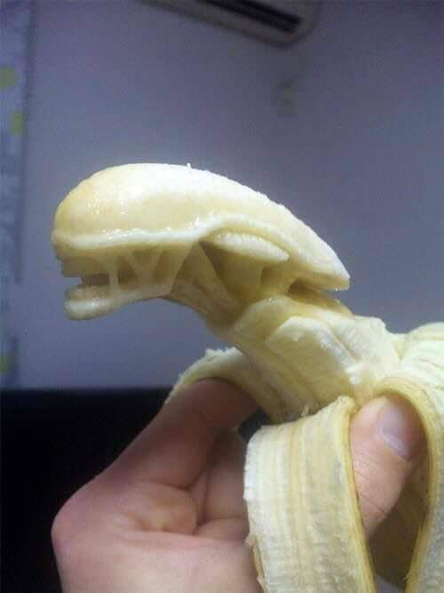 Imagen: ALIEN en un Plátano. 