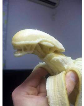 Imagen: ALIEN en un Plátano. 