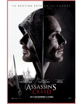 Póster final de (ASSASSIN'S CREED). 