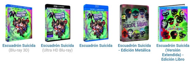 Qué Edición de (ESCUADRÓN SUICIDA) Comprareis?. 