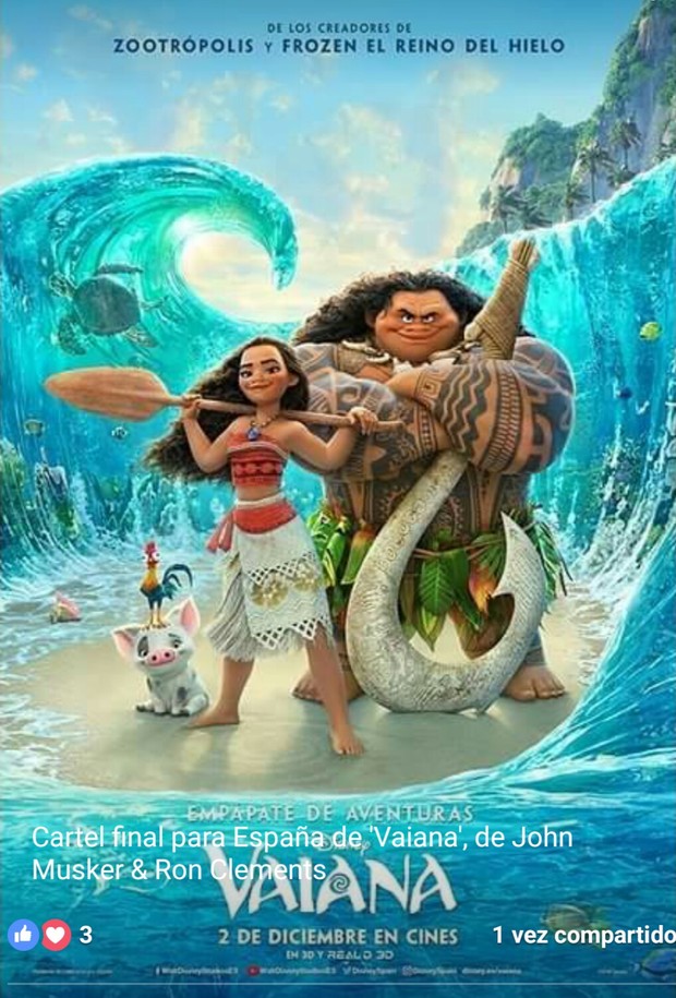 Cartel Final para (VAIANA). 