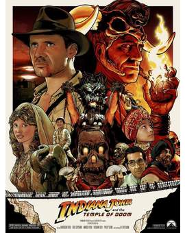 Póster 2 (INDIANA JONES Y EL TEMPLO MALDITO). 