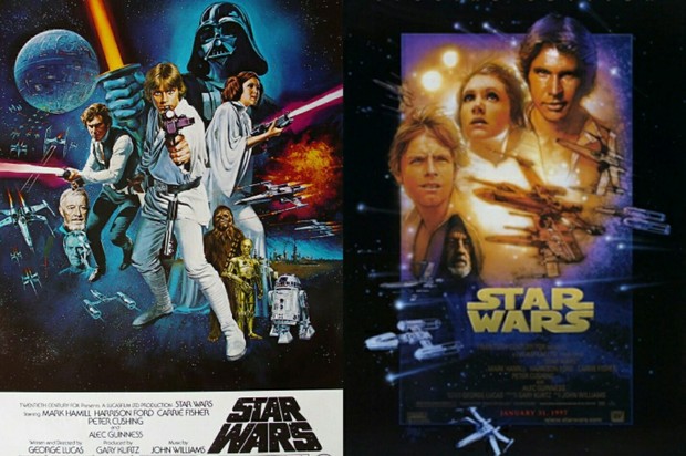 Comparación de "STAR WARS Episodio IV "de 1977 a 2011. (Por si alguien no lo había visto). 