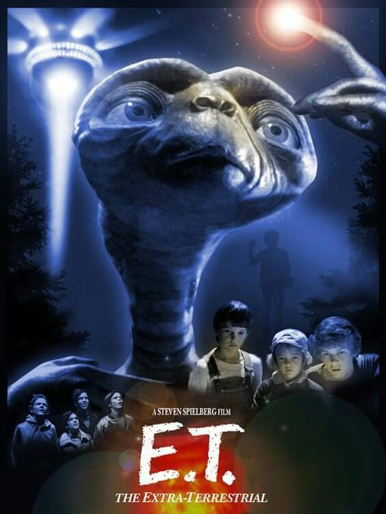 Póster (E.T El Extraterrestre). 