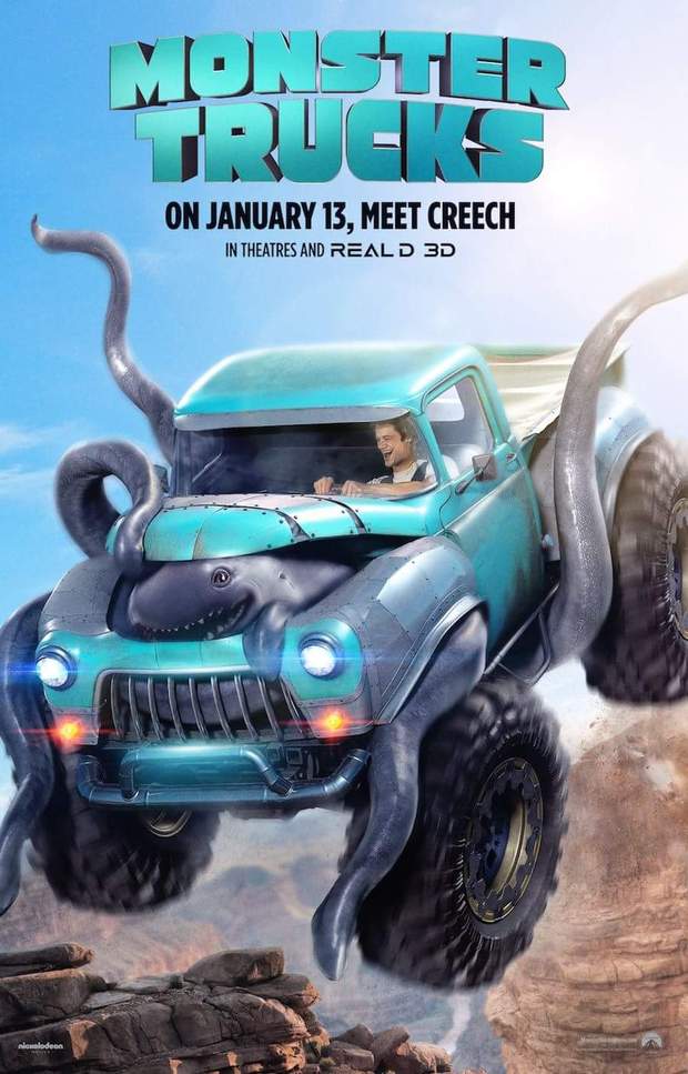 Póster (MONSTER TRUCKS) Tenéis ganas de verla?. 