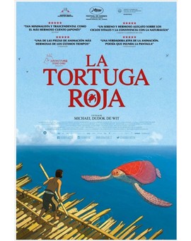 Cartel y Trailer en Español de (LA TORTUGA ROJA). 