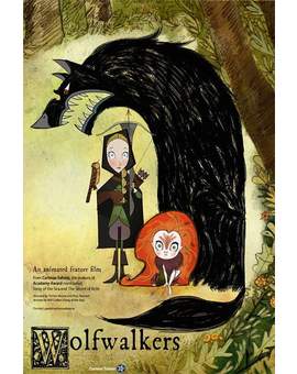 Póster (WOLFWALKERS, Lo Próximo del Animador Irlandés Tomm Moore "LA CANCIÓN DEL MAR"). 