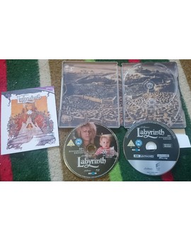 (Interior) Steelbook 4K "DENTRO DEL LABERINTO". 