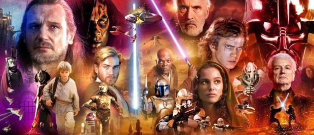 (3 Pósters Ineditos de las Precuelas de STAR WARS). 