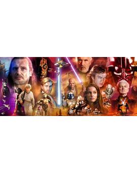 (3 Pósters Ineditos de las Precuelas de STAR WARS). 