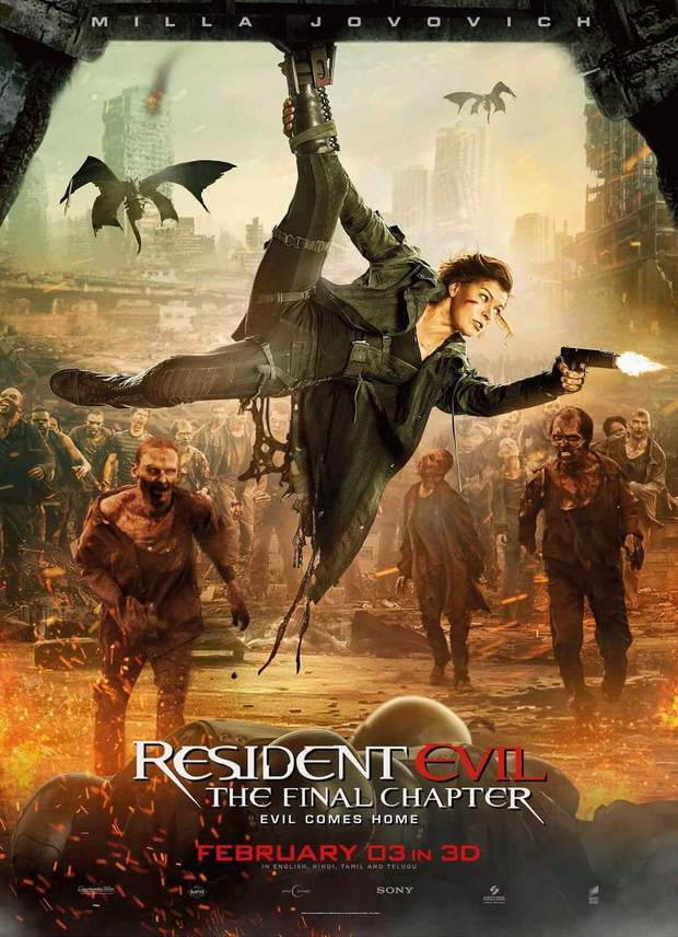 Póster (RESIDENT EVIL - The Final Chapter). 