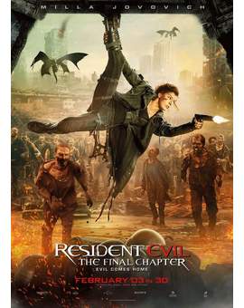 Póster (RESIDENT EVIL - The Final Chapter). 