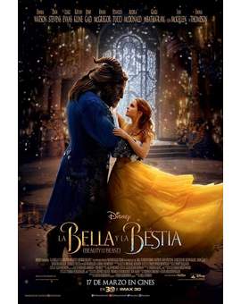 Cartel Español (LA BELLA Y LA BESTIA). 