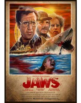 Póster "JAWS" (TIBURON). 