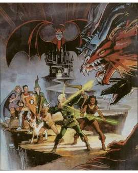 Póster. "DRAGONES Y MAZMORRAS" Una de las Mejores Series de Animación. 