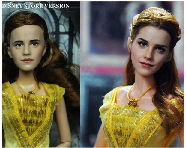 Un Artista Transforma por su cuenta la Muñeca de BELLA. (Os gusta más ahora?). 