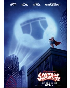 Póster (CAPTAIN UNDERPANTS) Lo Próximo de DREAMWORKS. 