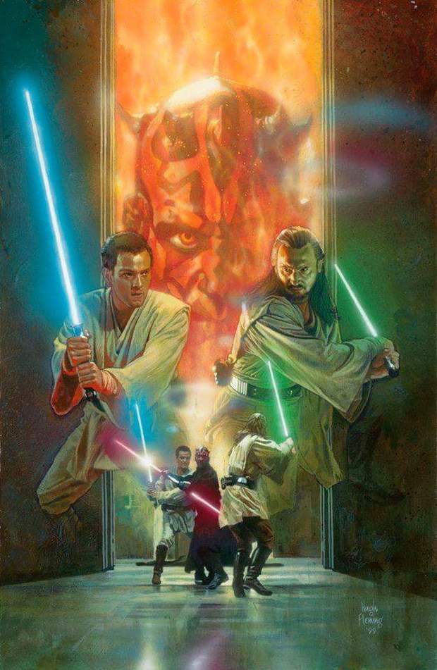 Póster (STAR WARS - Episodio I "LA AMENAZA FANTASMA"). 