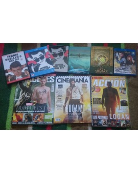 Trío de Steelbooks y Revistas del Mes. 