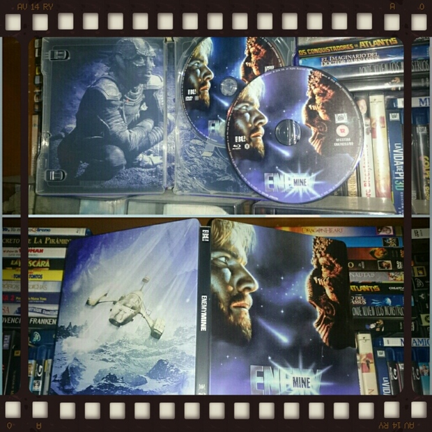 Interior y Exterior Steelbook (ENEMIGO MIO). 