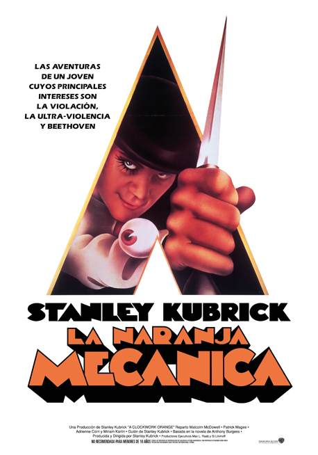 Imágenes del Rodaje de (LA NARANJA MECÁNICA). 
