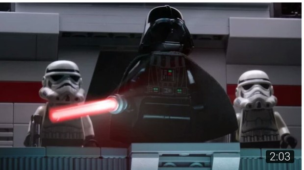 Ojo Spoiler! DARTH VADER Enciende su Sable Láser en (LEGO STAR WARS - ROGUE ONE) 