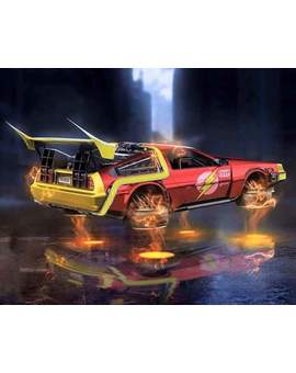 Imagen (El Coche de "The Flash" si el Director fuera Robert Zemeckis). 