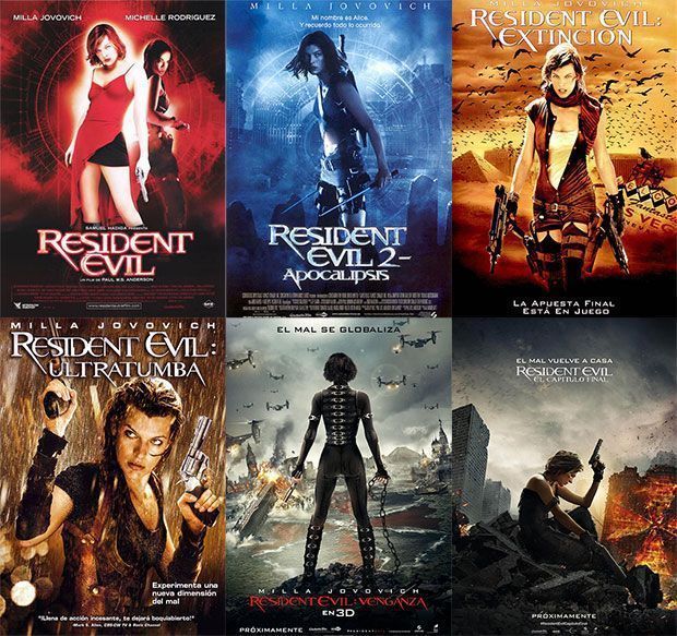 Saga (RESIDENT EVIL) Qué os éstas Películas? Cuál sido la mejor?