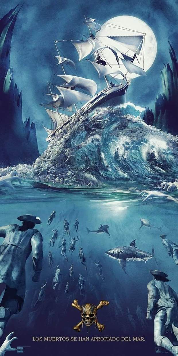 Póster 3 (PIRATAS DEL CARIBE - LA VENGANZA DE SALAZAR). 