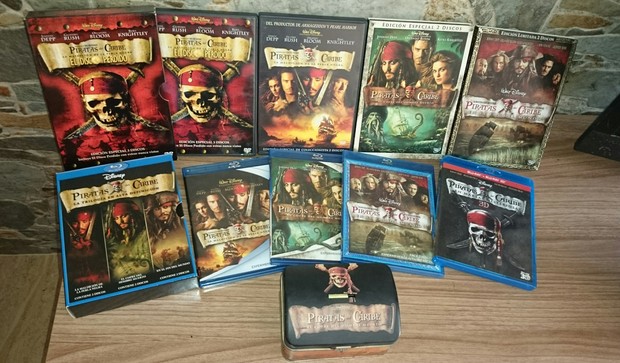 Mi Colección (PIRATAS DEL CARIBE) con el Cofre del Hombre Muerto Incluido. 
