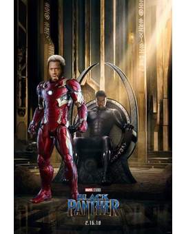 Humor: (IRON MAN también estará en BLACK PANTHER Cómo en SPIDERMAN HOMECOMING). 