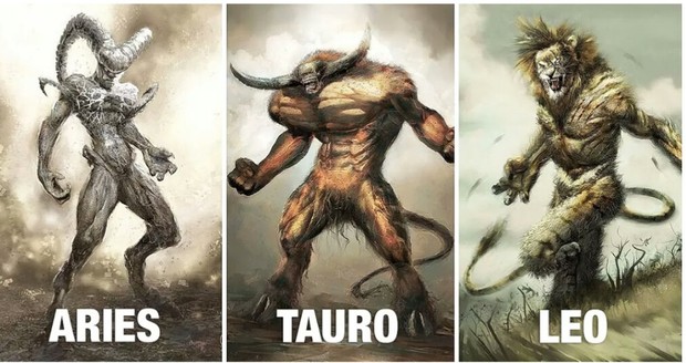 Los 12 Signos del Zodiaco Reconvertidos en Monstruos Terroríficos. Cuál es el Vuestro?. 