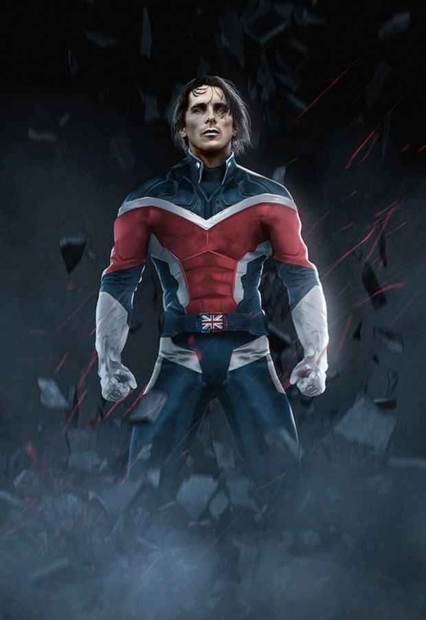 Así Luce "CHRISTIAN BALE" Cómo (CAPITÁN BRITANIA). 