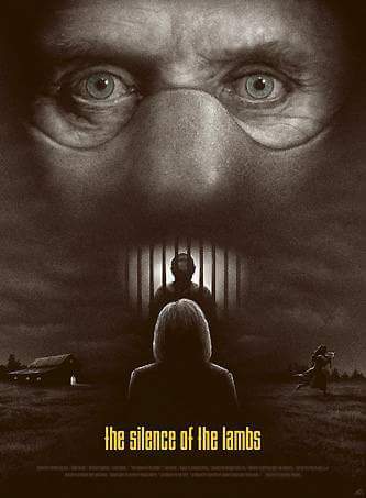 Póster (EL SILENCIO DE LOS CORDEROS). 