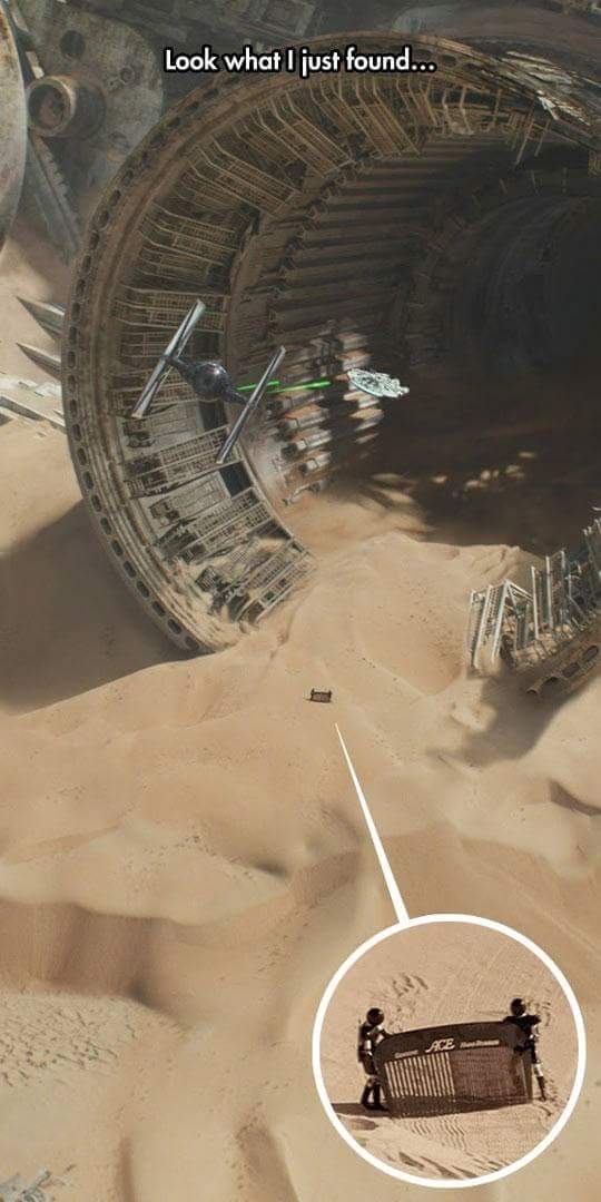 Se nos pasó por alto éste Detalle de (STAR WARS - EL DESPERTAR DE LA FUERZA)?. 