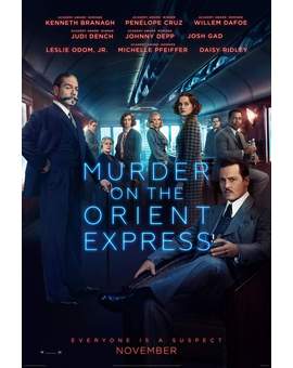 Póster (ASESINATO EN EL ORIENT EXPRESS). 